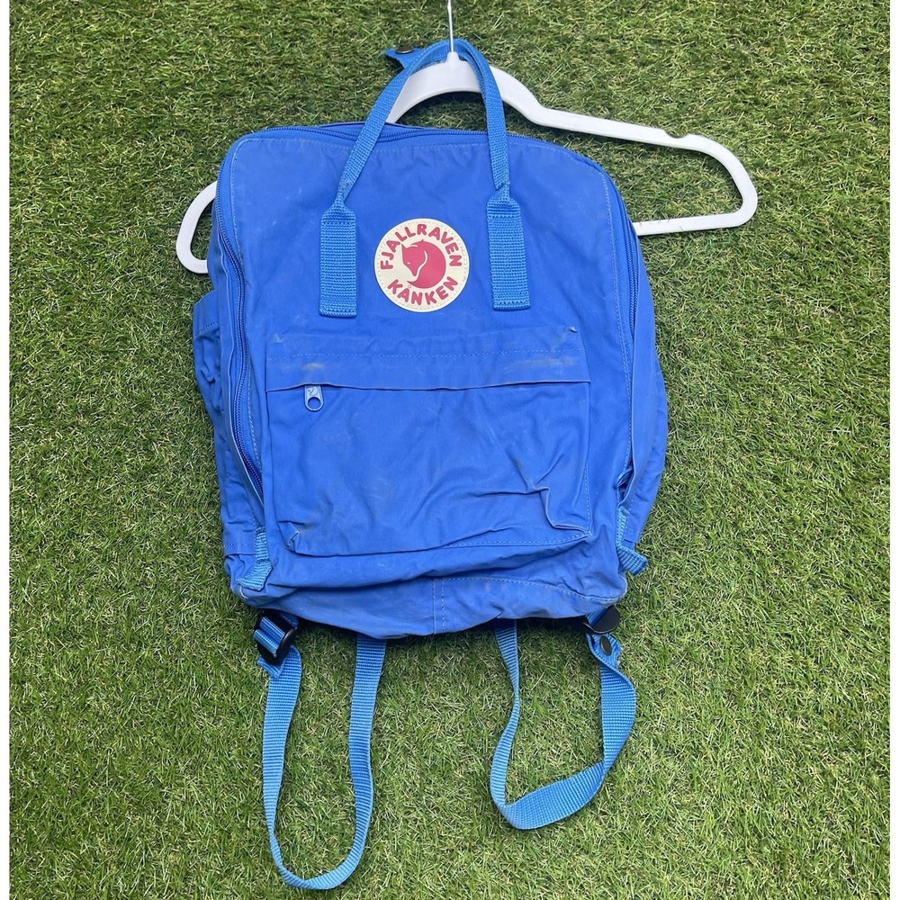 Fjallraven Kanken 23510 Large Blue Nylon Swedish Daypack Backpack School